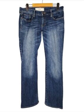 Abercrombie & Fitch Perfect Stretch Jeans Low Rise Straight Leg Size 27